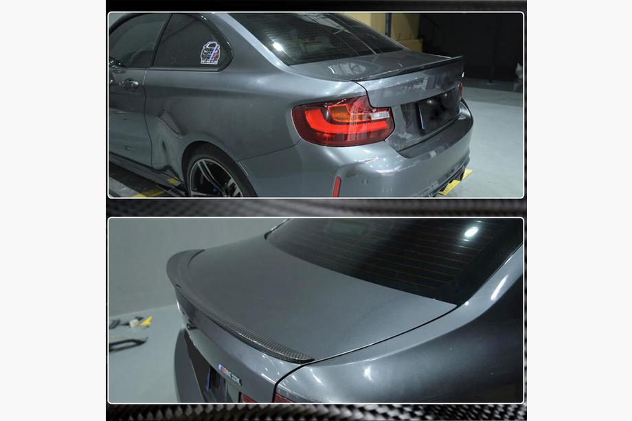 BMW 2 серія F22/F23 2014-2021 рр. Спойлер кришки багажника FRP (Coupe) Фото 5