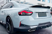 BMW 2 серія G42 2021- рр. Спойлер MP-Style (чорний глянець) фото 1