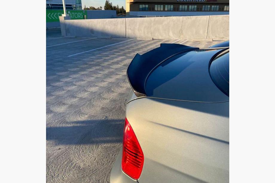 BMW 3 серія E90/E91 2005-2011 рр. Спойлер PSM-Style V1 (для E90, Карбон) Фото 6