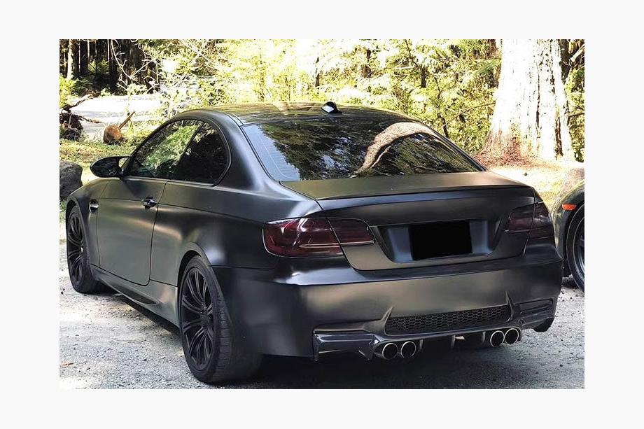 BMW 3 серія E90/E91 2005-2011 рр. Спойлер кришки багажника Карбон V7 (SD) Фото 4