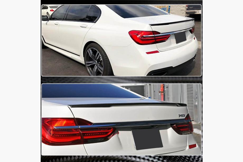 BMW 7 серія G11/G12 2015-2022 рр. Спойлер M-Style (Карбон) Фото 4
