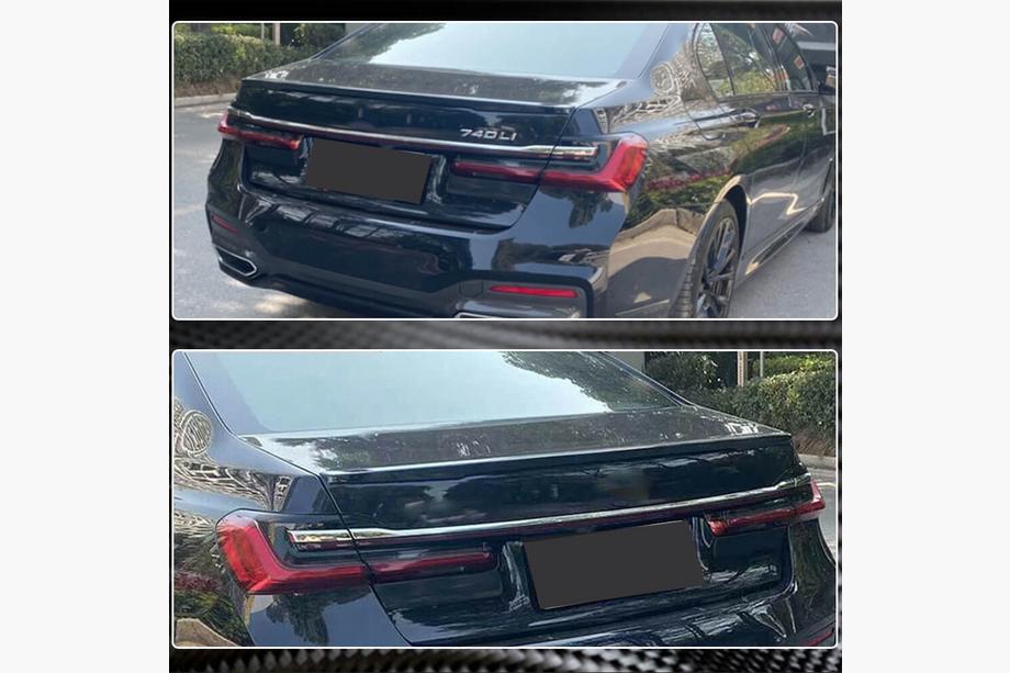 BMW 7 серія G11/G12 2015-2022 рр. Спойлер кришки багажника FRP V2 Фото 1