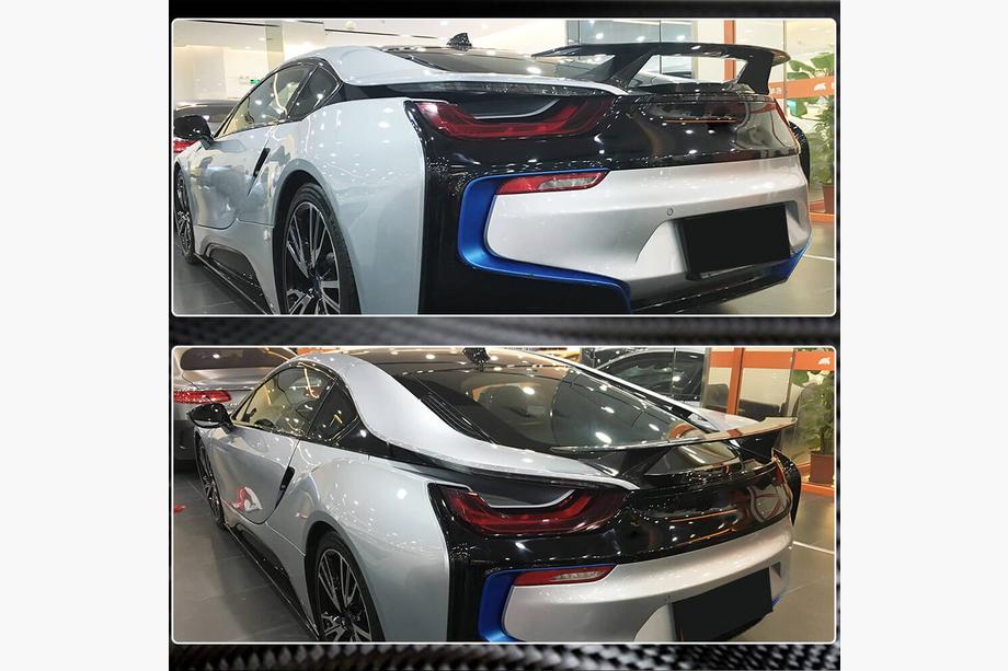 BMW I8 2014-2020 рр. Спойлер V2 (Карбон) Фото 4