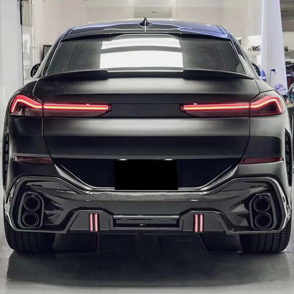 Спойлер кришки багажника Карбон V2 BMW X6 G06 2019- рр. фото 3