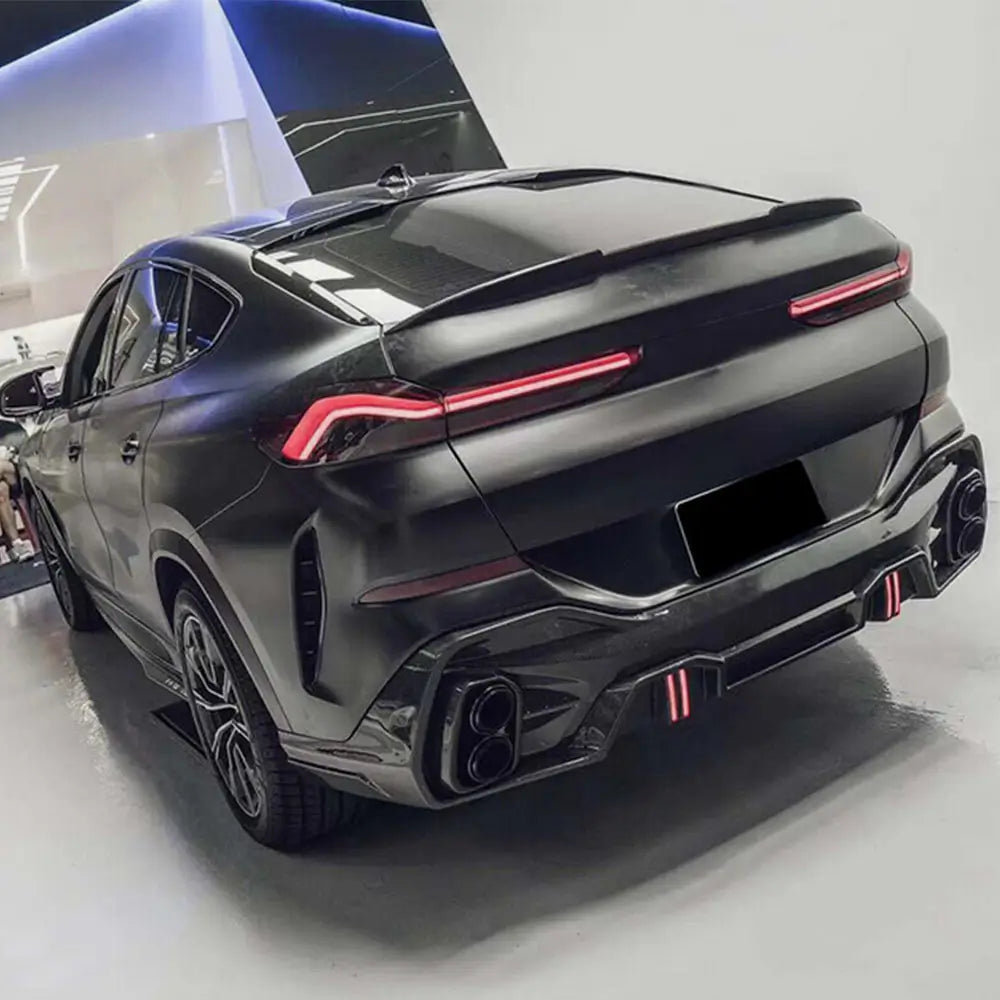 Спойлер кришки багажника Карбон V2 BMW X6 G06 2019- рр. фото 4