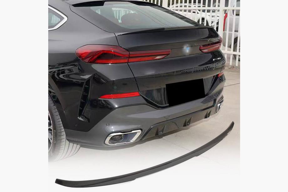 BMW X6 G06 2019- рр. Спойлер M4-Style (Карбон) Image