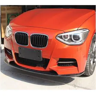 Накладка на передній бампер Lip (для M-Sport 2011-2015, Карбон) фото 2