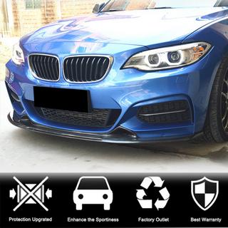 Накладка на передній бампер V1 (для F22/F23 M-Sport, Карбон) фото 2