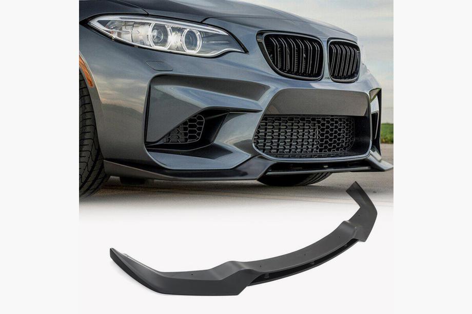 BMW 2 серія F22/F23 2014-2021 рр. Накладка на передній бампер Lip V3 (для F87 M2, Карбон) Image