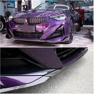 Накладка на передній бампер Lip (для M-Sport, Карбон) фото 2