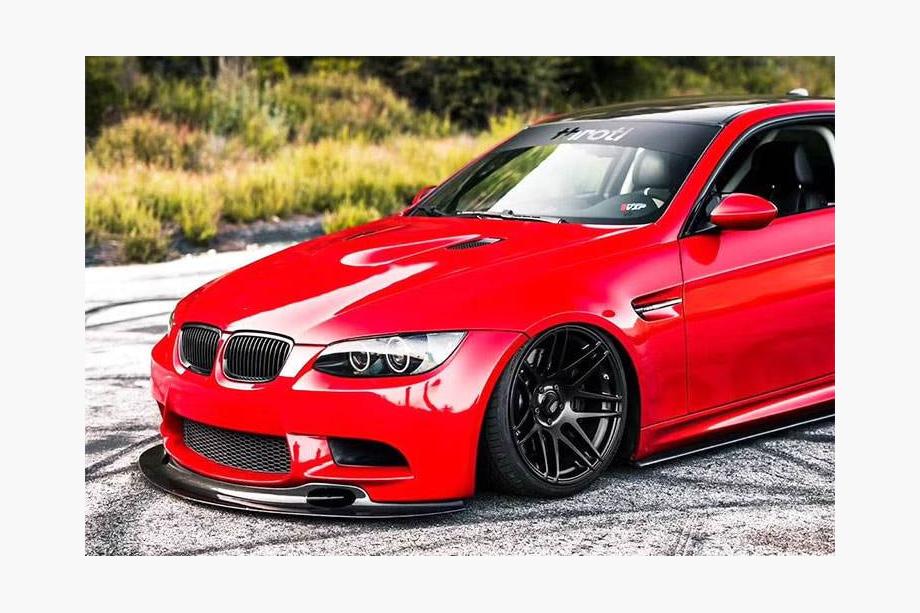 BMW 3 серія E92/E93 2006-2013 рр. Накладка на передній бампер Lip GT4-Style (для M3, Карбон) Фото 3