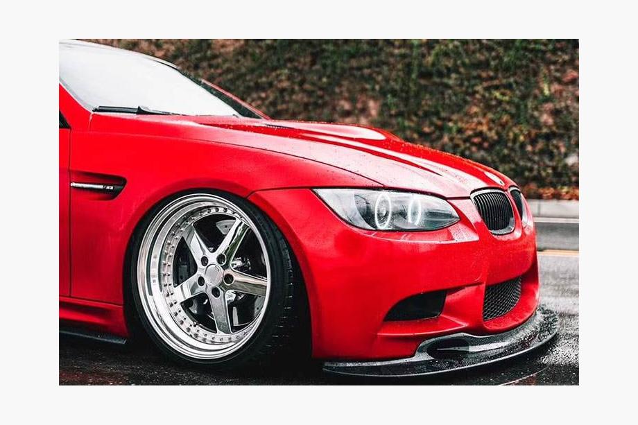 BMW 3 серія E92/E93 2006-2013 рр. Накладка на передній бампер Lip GT4-Style (для M3, Карбон) Фото 4