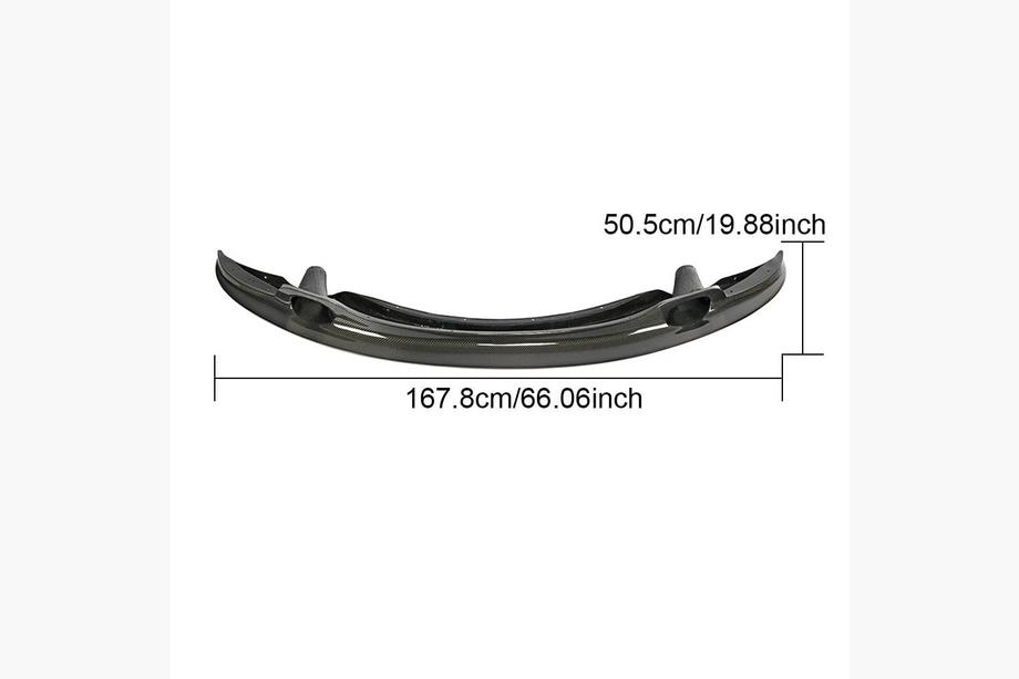 BMW 3 серія E92/E93 2006-2013 рр. Накладка на передній бампер Lip GT4-Style (для M3, Карбон) Фото 6