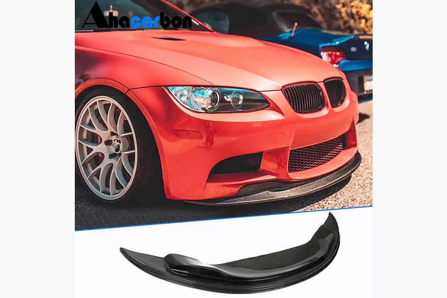 BMW 3 серія E92/E93 2006-2013 рр. Накладка на передній бампер Lip Hamman-Style V1 (для M3, Карбон) Фото 1