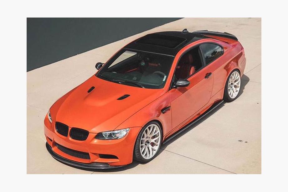 BMW 3 серія E92/E93 2006-2013 рр. Накладка на передній бампер Lip Hamman-Style V1 (для M3, Карбон) Фото 3