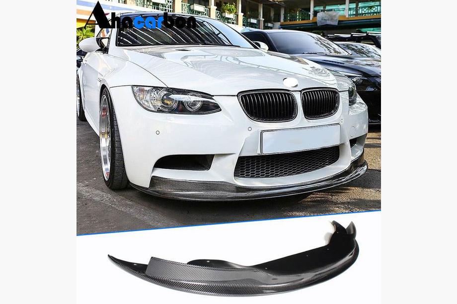 BMW 3 серія E92/E93 2006-2013 рр. Накладка на передній бампер Lip AK-Style (для M3, Карбон) Фото 1
