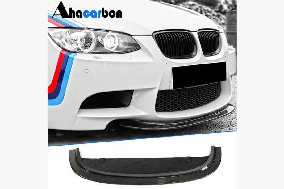 BMW 3 серія E92/E93 2006-2013 рр. Накладка на передній бампер V6 (для M3, Карбон) Фото 1