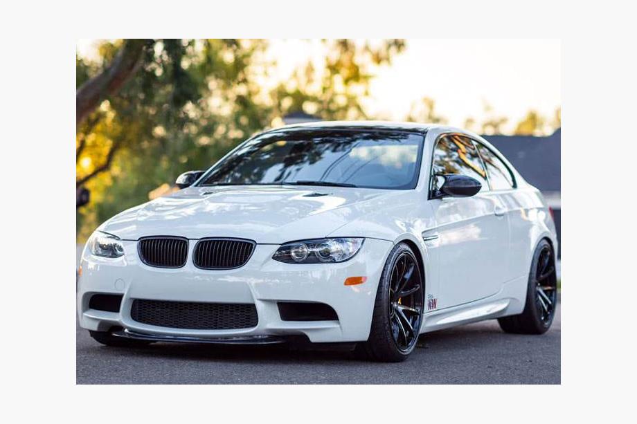 BMW 3 серія E92/E93 2006-2013 рр. Накладка на передній бампер V6 (для M3, Карбон) Фото 2