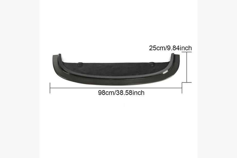 BMW 3 серія E92/E93 2006-2013 рр. Накладка на передній бампер V6 (для M3, Карбон) Фото 6