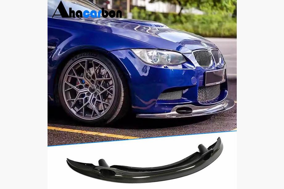 BMW 3 серія E90/E91 2005-2011 рр. Накладка на передній бампер Lip GT4-Style (для M3, Карбон) Фото 1