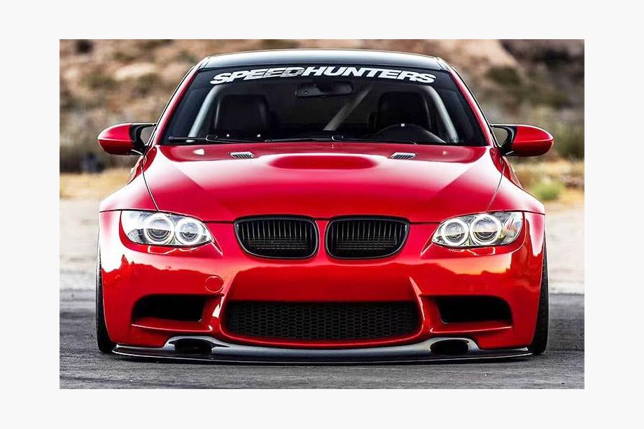 BMW 3 серія E90/E91 2005-2011 рр. Накладка на передній бампер Lip GT4-Style (для M3, Карбон) Фото 2