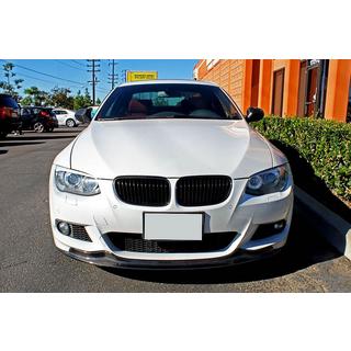 Накладка на передній бампер Lip RK-Style (для 2010-2012 M-Sport, Карбон) BMW 3 серія E92/E93 2006-2013 рр. фото 3