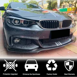 Накладка на передній бампер Lip V1 (для M-Sport, Карбон) BMW 4 серія F32/F33/F36 2012-2020 рр. фото 2