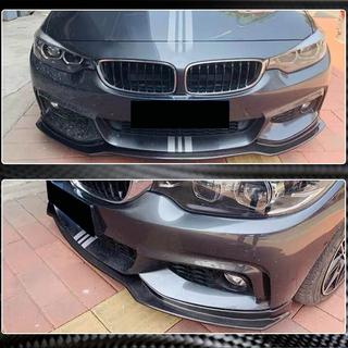 Накладка на передній бампер Lip V1 (для M-Sport, Карбон) BMW 4 серія F32/F33/F36 2012-2020 рр. фото 3