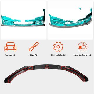 Накладка на передній бампер Lip V2 (для M-Sport, Карбон) BMW 4 серія F32/F33/F36 2012-2020 рр. фото 2