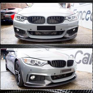 Накладка на передній бампер Lip V3 (для M-Sport, Карбон) BMW 4 серія F32/F33/F36 2012-2020 рр. фото 4