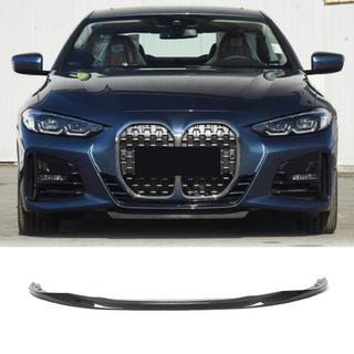Накладка на передній бампер Lip V2 (для G22/G23 M-Sport, Карбон) BMW 4 серія G22/23/26 2020- рр. фото 1