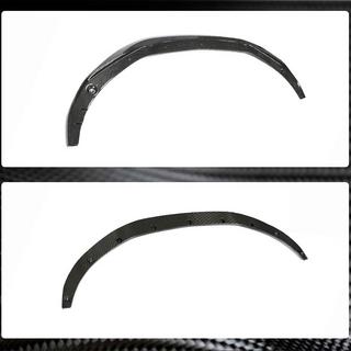 Накладка на передній бампер Lip V2 (для G22/G23 M-Sport, Карбон) BMW 4 серія G22/23/26 2020- рр. фото 3