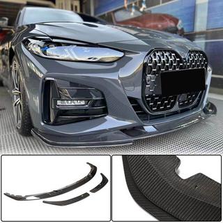 Накладка на передній бампер Lip V3 (для G22/G23 M-Sport, Карбон) BMW 4 серія G22/23/26 2020- рр. фото 1