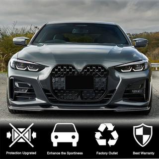 Накладка на передній бампер Lip V3 (для G22/G23 M-Sport, Карбон) BMW 4 серія G22/23/26 2020- рр. фото 3