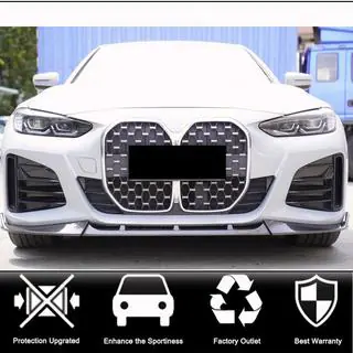 Накладка на передній бампер Lip V3 (для G26 M-Sport, Карбон) фото 2
