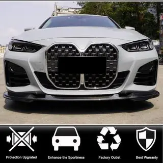Накладка на передній бампер Lip V2 (для G26 M-Sport, Карбон) фото 2
