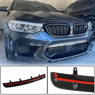 Накладка на передній бампер Lip V5 (для M5 F90 2017-2020, Карбон) BMW 5 серія G30/G31 2017-2023 рр. фото 1