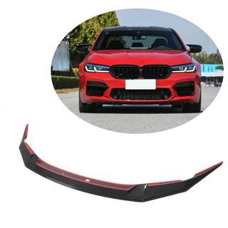 Накладка на передній бампер Lip V3 (для M5 F90 2020-2024, Карбон) BMW 5 серія G30/G31 2017-2023 рр. фото 1