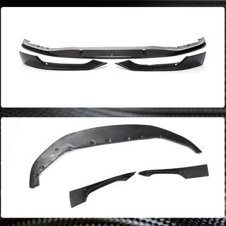Накладка на передній бампер Lip V1 (для M-Sport 2021-2024 , Карбон) BMW 5 серія G30/G31 2017-2023 рр. фото 4
