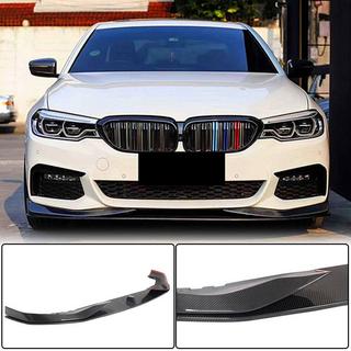 Накладка на передній бампер Lip V1 (для M-Sport 2017-2020, Карбон) BMW 5 серія G30/G31 2017-2023 рр. фото 1