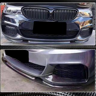 Накладка на передній бампер Lip V2 (для M-Sport 2017-2020, Карбон) BMW 5 серія G30/G31 2017-2023 рр. фото 4