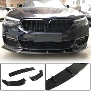 Накладка на передній бампер Lip V4 (для M-Sport 2017-2020, Карбон) BMW 5 серія G30/G31 2017-2023 рр. фото 1