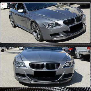 Накладка на передній бампер Lip (для M6, Карбон) BMW 6 серія E63/E64 2003-2010 рр. фото 3