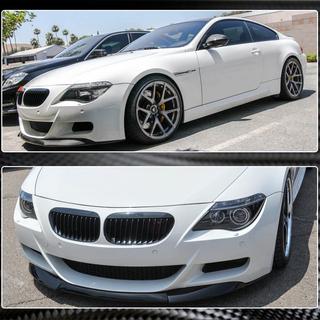 Накладка на передній бампер Lip (для M6, Карбон) BMW 6 серія E63/E64 2003-2010 рр. фото 4