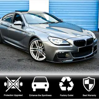 Накладка на передній бампер Lip V1 (для M-Sport, Карбон) фото 2