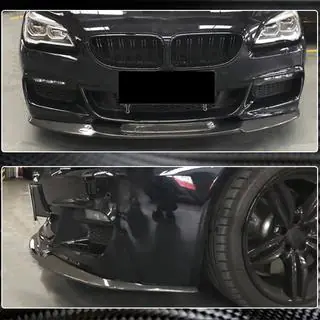 Накладка на передній бампер Lip V2 (для M-Sport, Карбон) фото 4