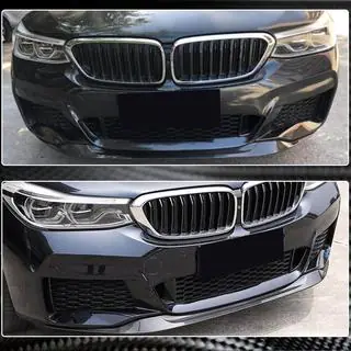Накладка на передній бампер Lip (для M-Sport 2017-2020, Карбон) фото 4