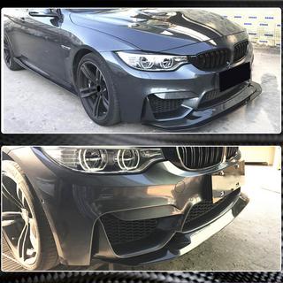 Накладка на передній бампер Lip V3 (для F80, Карбон) BMW 3 серія F30/F31 2012-2019 рр. фото 3
