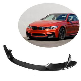 Накладка на передній бампер Lip V4 (для F80, Карбон) BMW 3 серія F30/F31 2012-2019 рр. фото 1