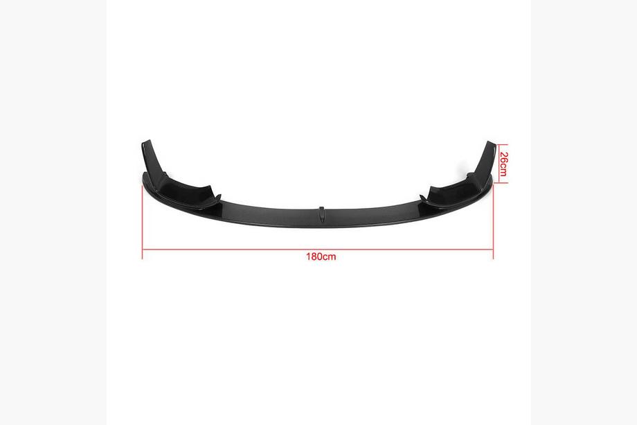 BMW 3 серія F30/F31 2012-2019 рр. Накладка на передній бампер Lip V4 (для F80, Карбон) Фото 6